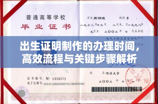 五营出生证明制作的办理时间，高效流程与关键步骤解析
