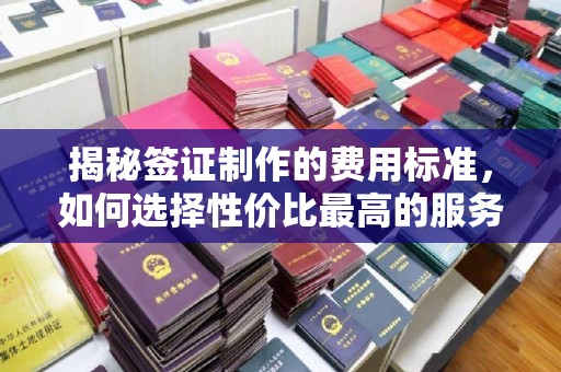 五营揭秘签证制作的费用标准，如何选择性价比最高的服务？