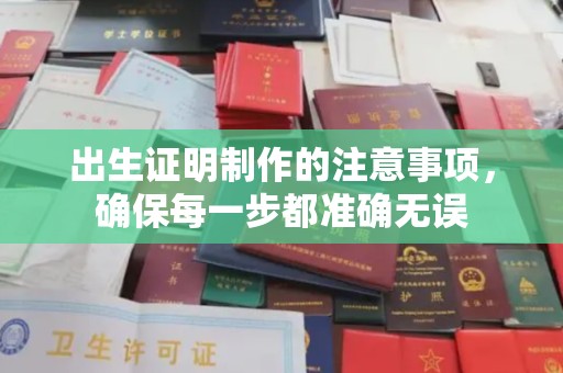 五营出生证明制作的注意事项，确保每一步都准确无误