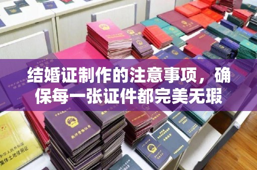 五营结婚证制作的注意事项，确保每一张证件都完美无瑕