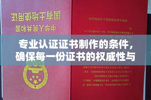 五营专业认证证书制作的条件，确保每一份证书的权威性与可信度