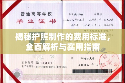 五营揭秘护照制作的费用标准，全面解析与实用指南