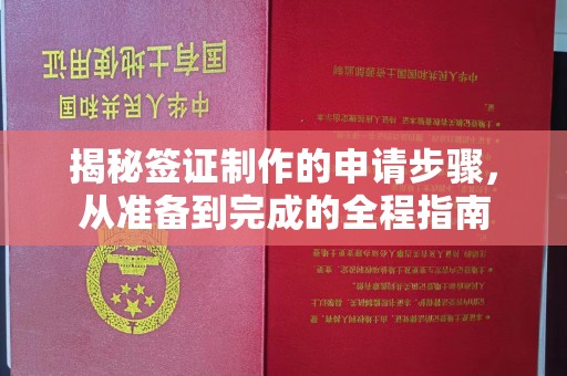 五营揭秘签证制作的申请步骤，从准备到完成的全程指南