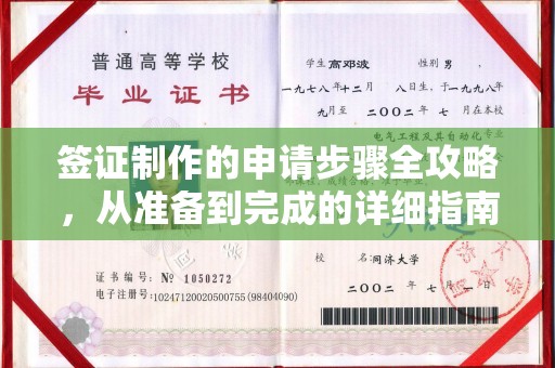 五营签证制作的申请步骤全攻略，从准备到完成的详细指南