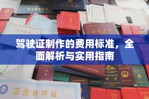 五营驾驶证制作的费用标准，全面解析与实用指南